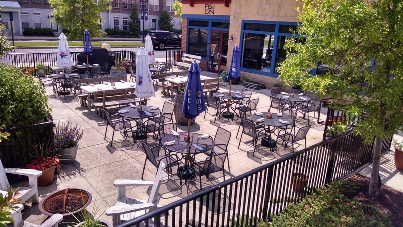 Fish On in Lewes has an eye-catching mix of ornamental plants and herbs on its patio, which features tables with umbrellas and Adirondack chairs. The restaurant is just one of the many in the SoDel Concepts group that feature outdoor dining.